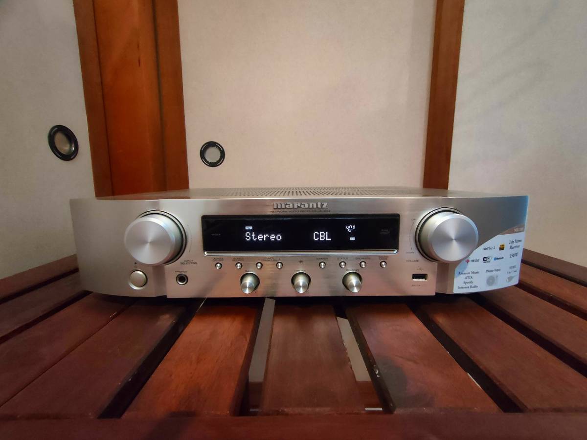 【1円スタート】marantz NR1200 HDMIセレクター搭載HI-FIステレオアンプ ネットワークオーディオレシーバー　美品 元箱/保証書有 マランツ_画像1