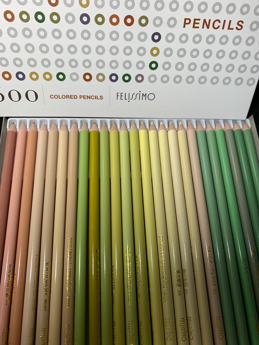 フェリシモ　500色　色鉛筆シリーズ　　9番の25本
