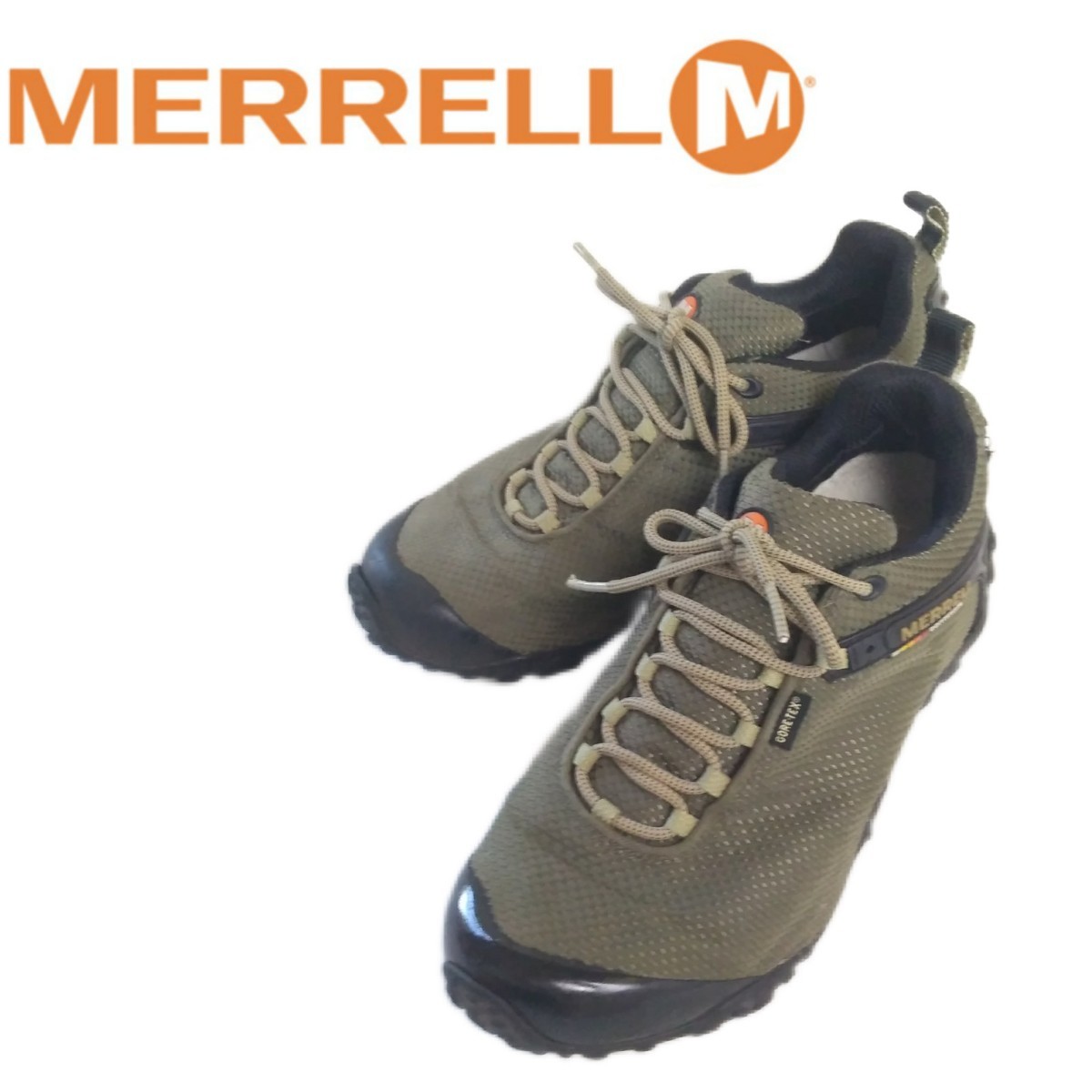 極美 最高級 MERRELL ゴアテックス ビブラムソール カメレオン