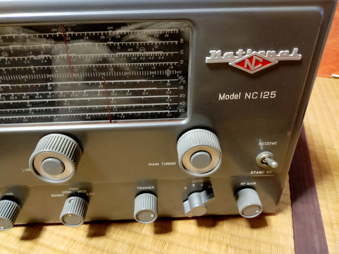 ヤフオク! - 米国 ナショナル Ｍｏｄｅｌ ＮＣ１２５ 通信型受信機 真...