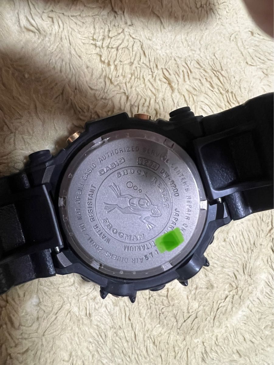 お宝放出 ゴールドチタンフロッグマン 黒金蛙 DW-8200B-9 お宝放出 ゴールドチタンフロッグマン 黒金蛙 DW-8200B-9