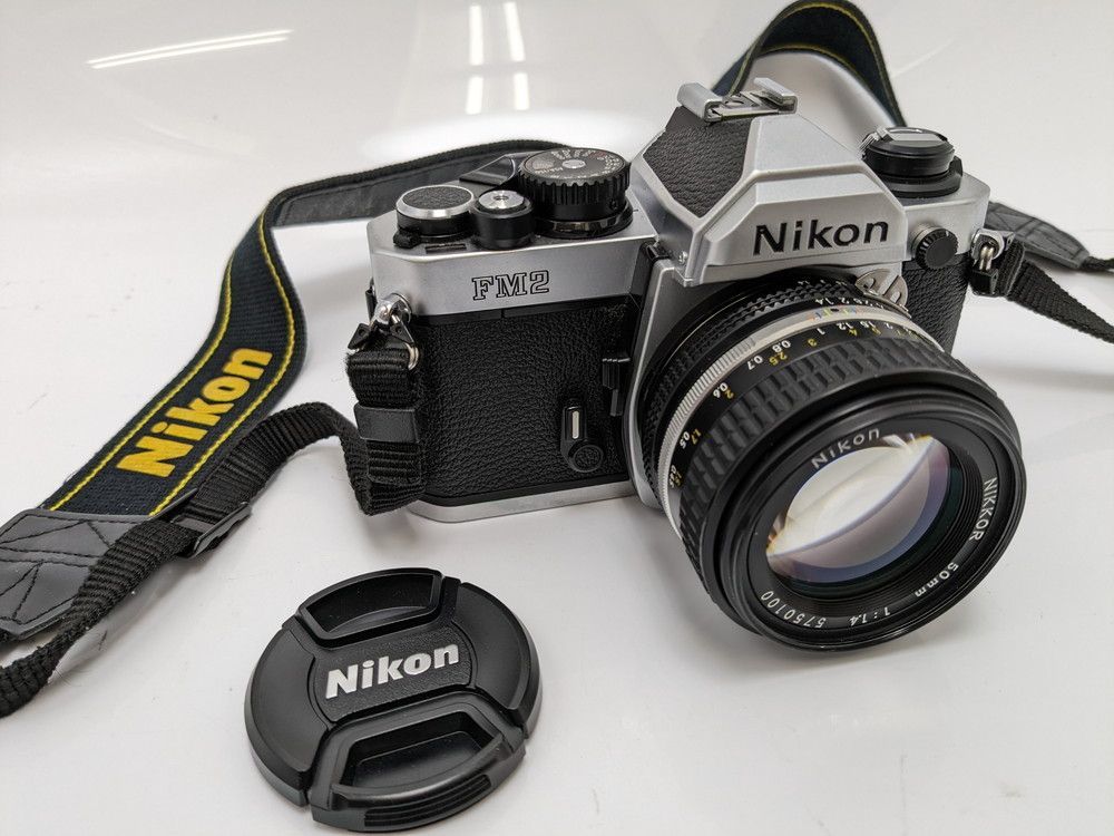 リアル 【ジャンク・動作未確認】Nikon FM2 NIKKOR 50mm F1.4 ニコン