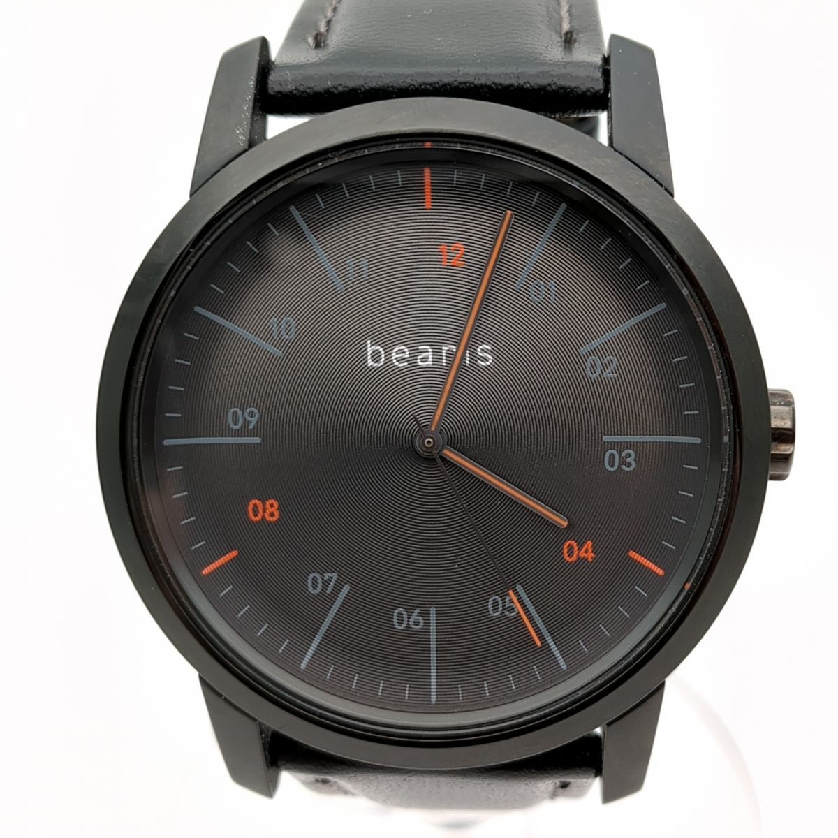 BEAMS×wena コラボデザイン WN-WT03B-H ブラック クォーツ 腕時計 ビームス ウェナ ◆3109/宮竹店