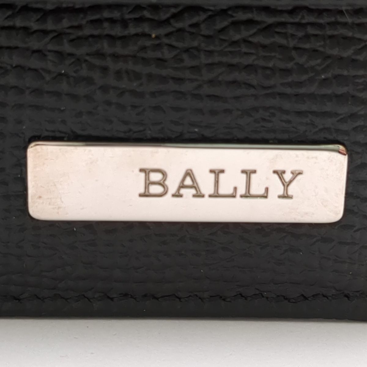 【美品】BALLY バリー カードケース 名刺入れ ブラック レザー 箱・布袋付 ◆3105/高林店_画像7