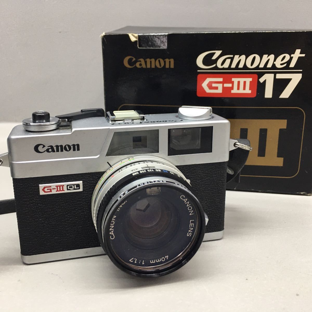 Canon G-Ⅲ QL17 フィルムカメラ キャノン 動作未確認 - フィルムカメラ