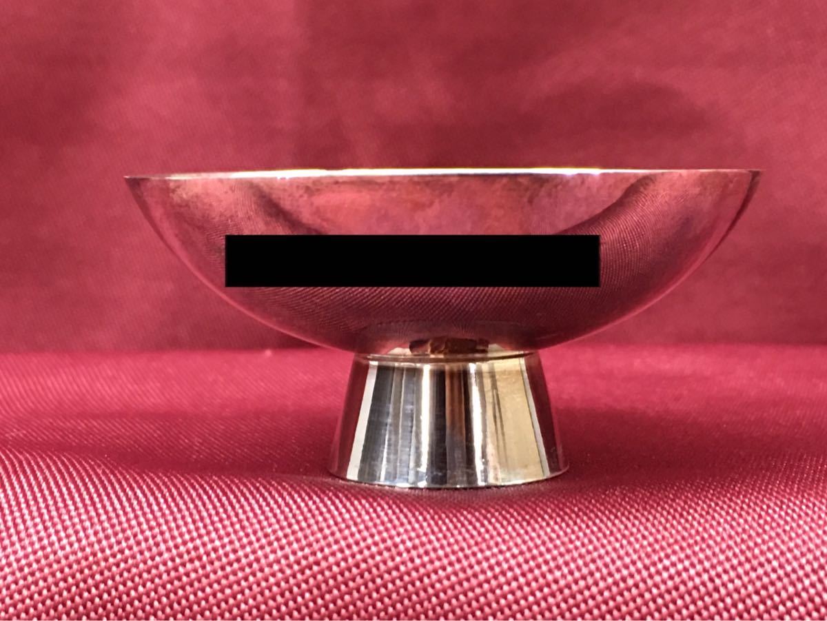 SU□ 純銀杯 木箱入り 21.6g 純銀 尚工舎製 刻印 SILVER 銀製品 酒器