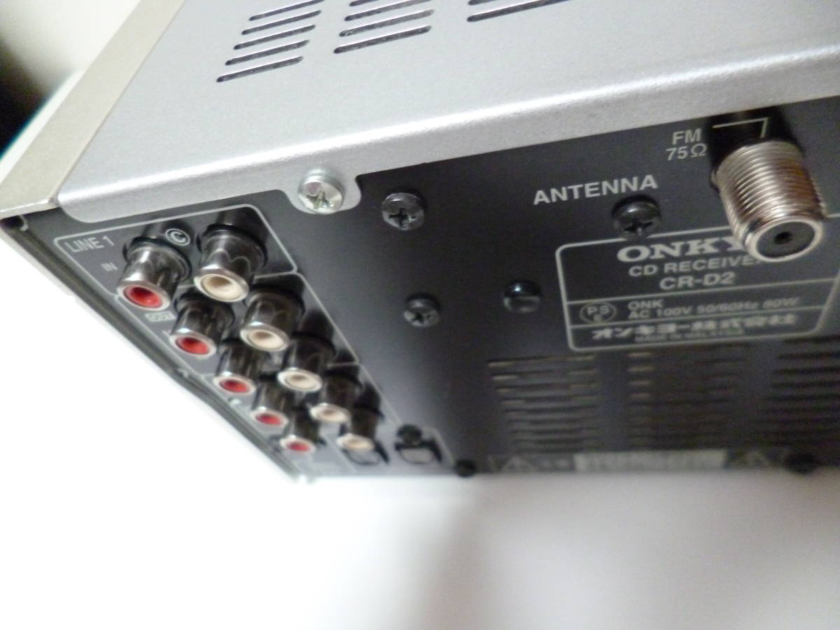 動作品】ONKYO(オンキョー)CR-D2 CD/FMチューナーアンプ 動作品】ONKYO(オンキョー)CR-D2 CD/FMチューナーアンプ