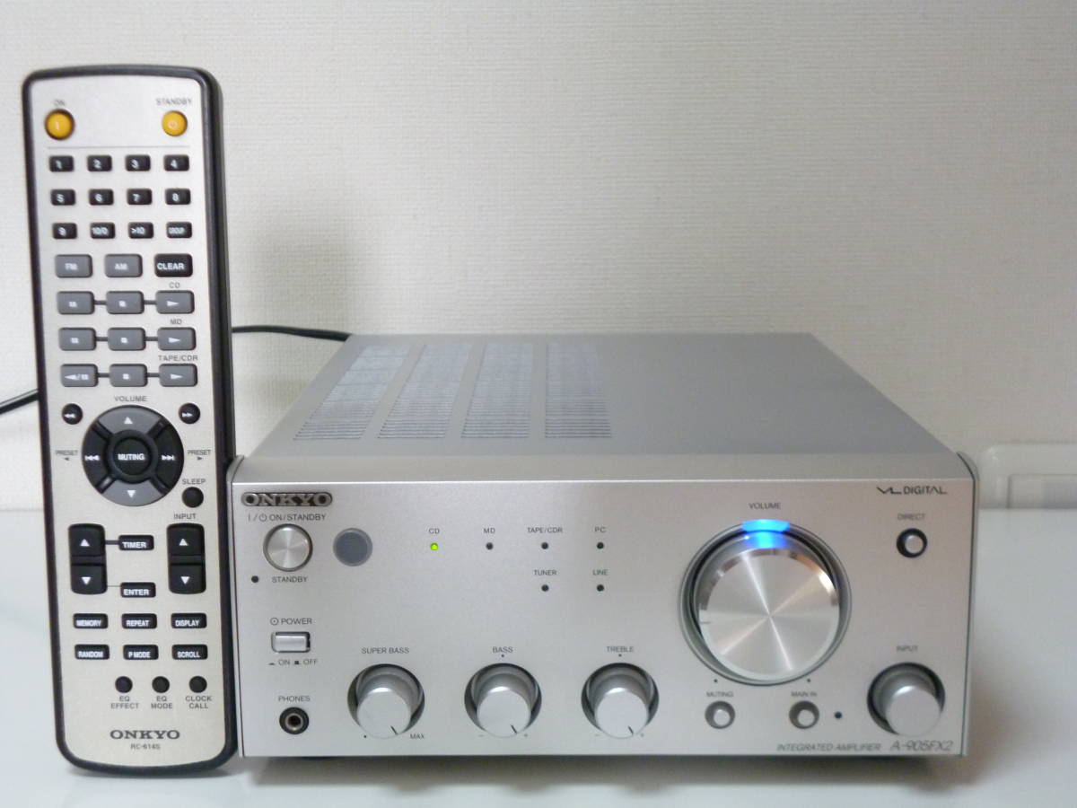 動作品】ONKYO(オンキョー)A-905FX2 インテック205 最終型 動作品】ONKYO(オンキョー)A-905FX2 インテック205 最終型