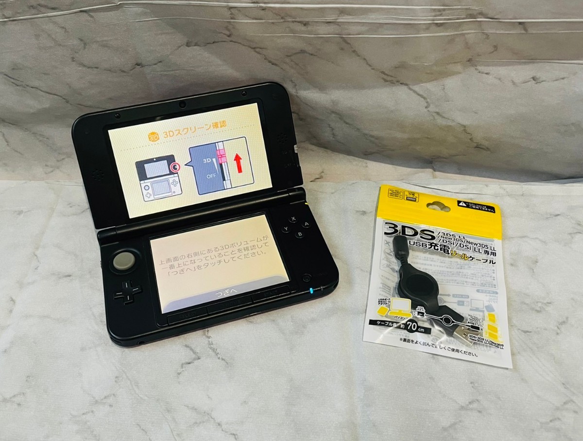 1円〜 動作良好品 任天堂 ニンテンドー 3DS LL レッド ブラック 本体
