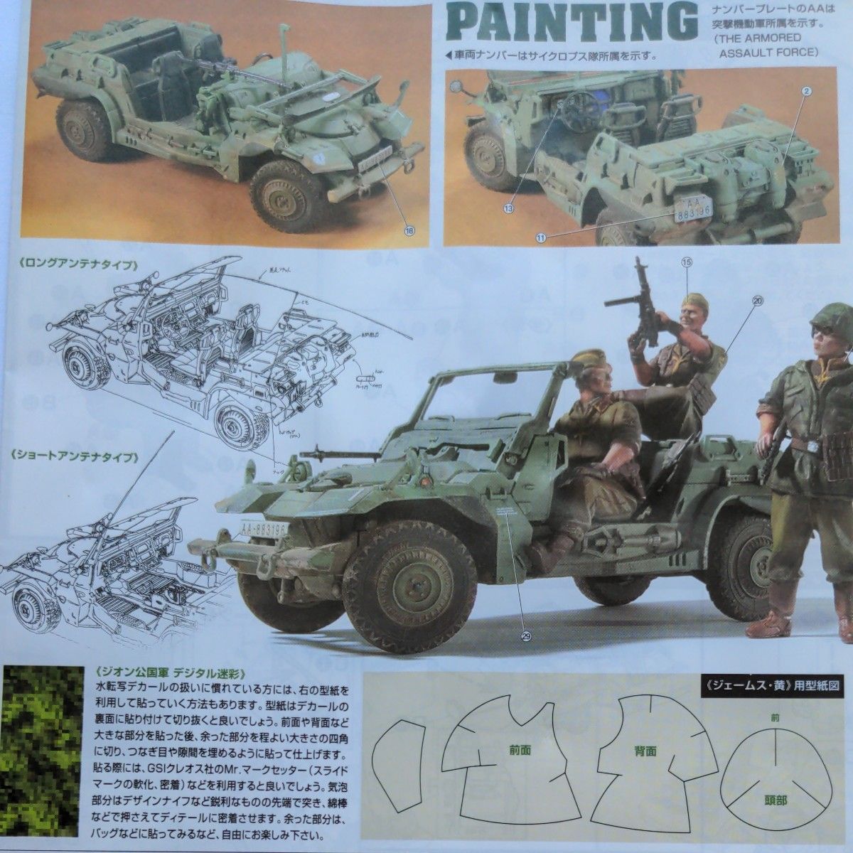 1/35 ジオン公国軍 サイクロプス隊セット|Yahoo!フリマ(旧 1/35 ジオン公国軍 サイクロプス隊セット|Yahoo!フリマ(旧