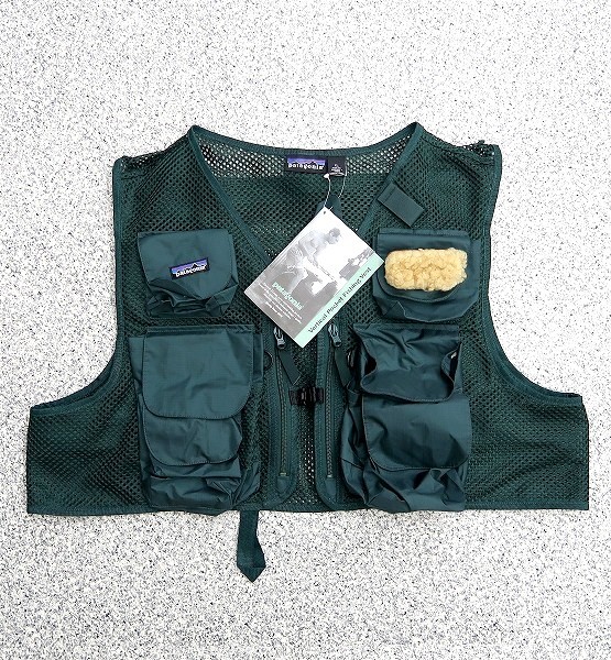 新品 XL デッド patagonia 1998年 Fishing Vest フィッシング ベスト ハンター デッドストック ビンテージ 釣り フライ