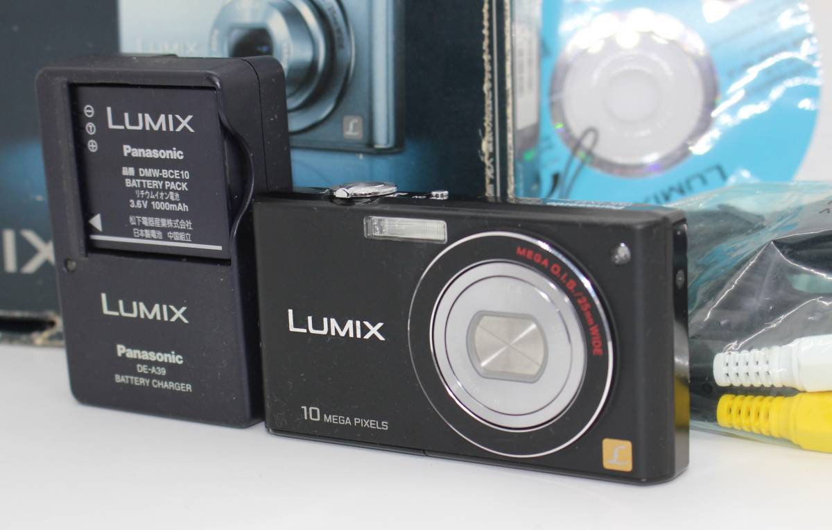 ★実用品★ PANASONIC パナソニック LUMIX DMC-FX37 コンパクトデジタルカメラ 元箱付 #P051