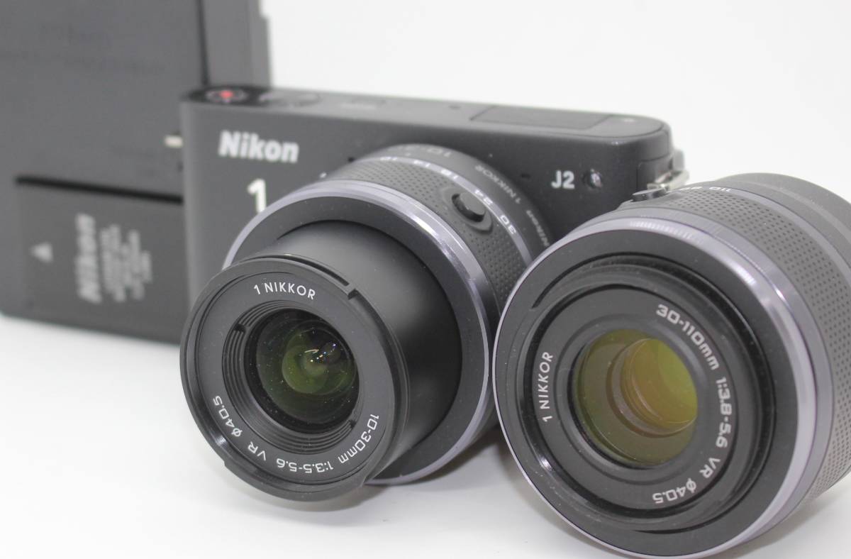 完成品 NIKON ☆訳あり大特価☆ 1 ミラーレス一眼 ブラック ダブル