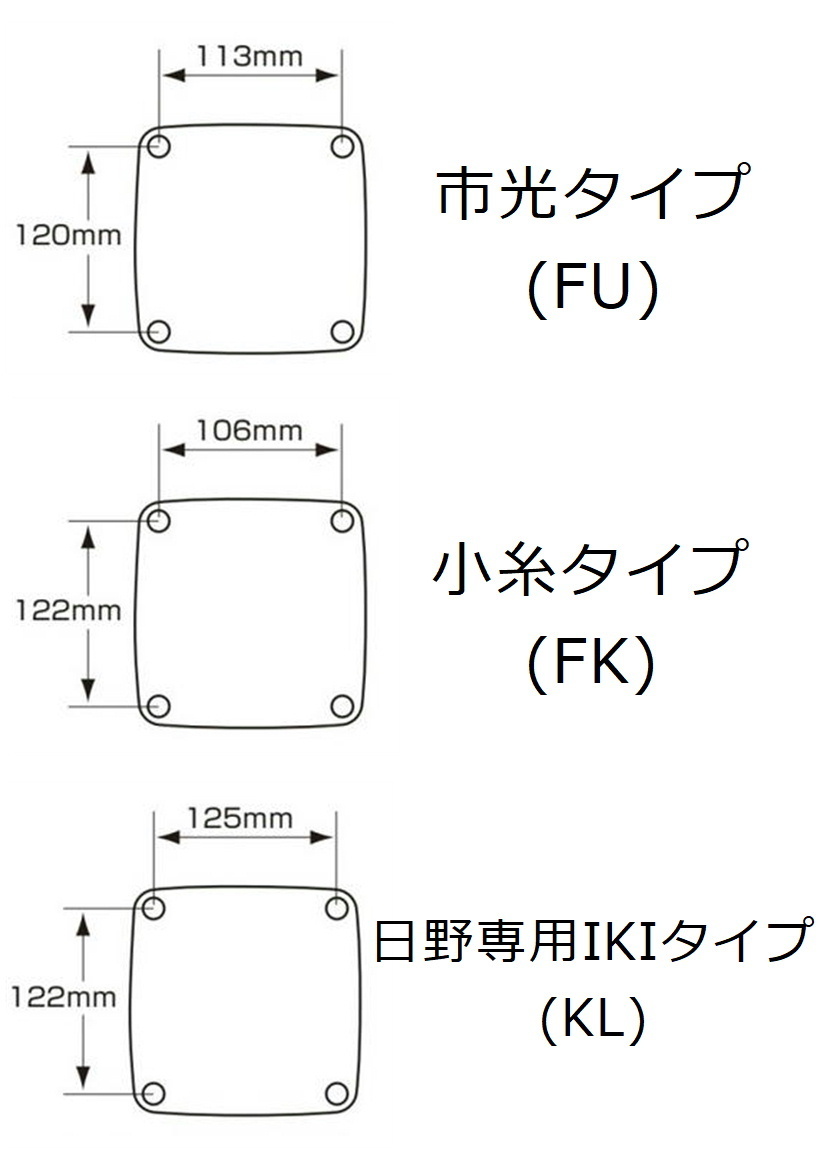 トラック用品 ジェットイノウエ ウィンカーレンズ クリア 2枚入 小糸 FK タイプ 106×122mm 用 526416 テールランプの画像3