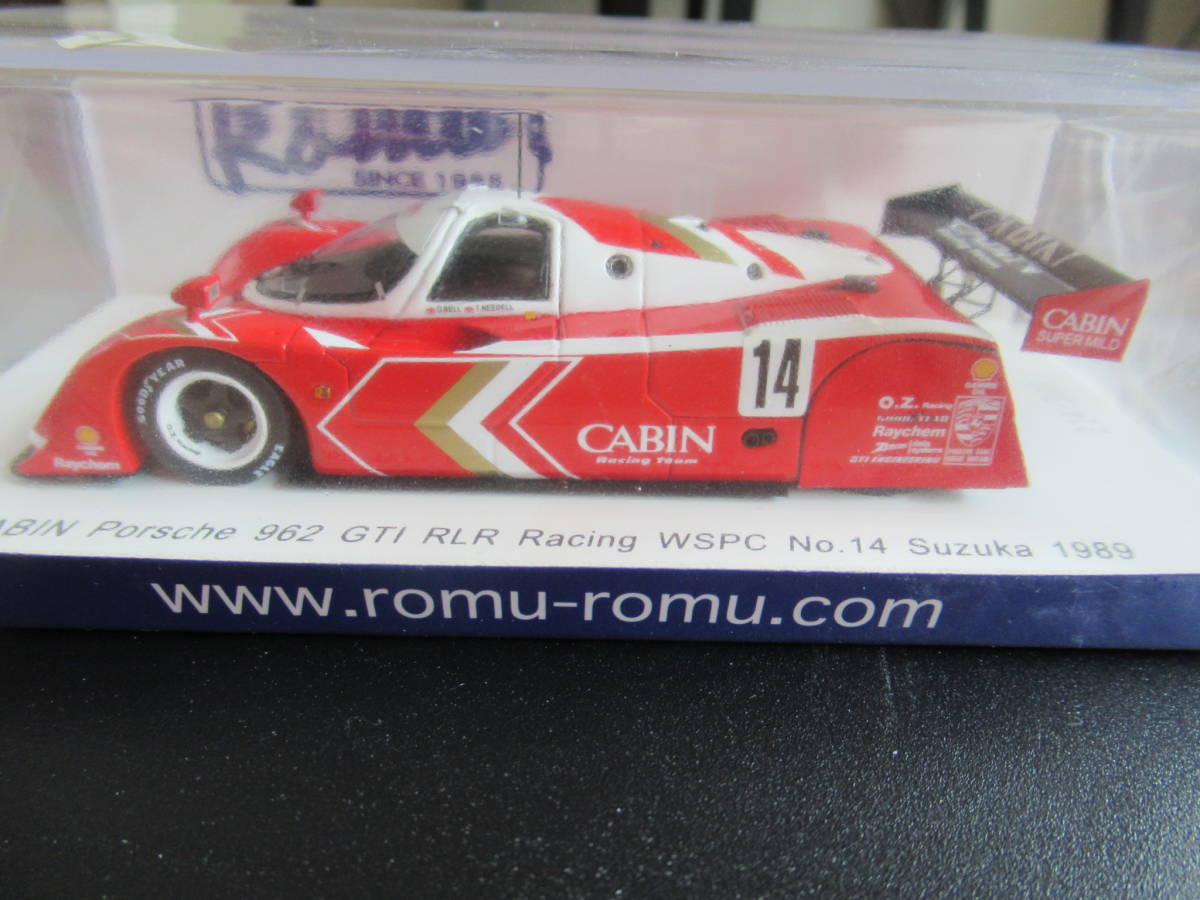 Yahoo!オークション - 1/43 ロム特注SPARK Porsche 962 GTI RLR Yahoo!オークション - 1/43 ロム特注SPARK Porsche 962 GTI RLR