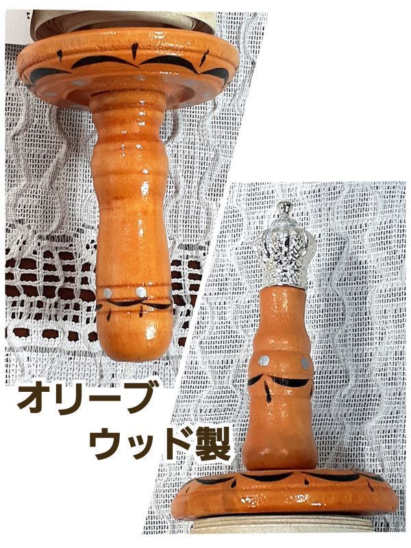 新品【 ユダヤ教 ヘブライ語 聖書 】スクロールタイプ 巻物 エルサレム製 聖典 中東 イスラエル キリスト教 トーラー Torah Bible モーセ_画像6