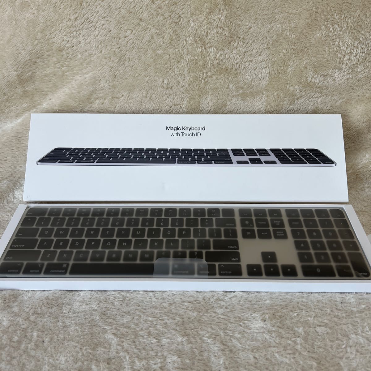 Apple Magic Keyboard with touch id テンキー付きブラックキー(US)