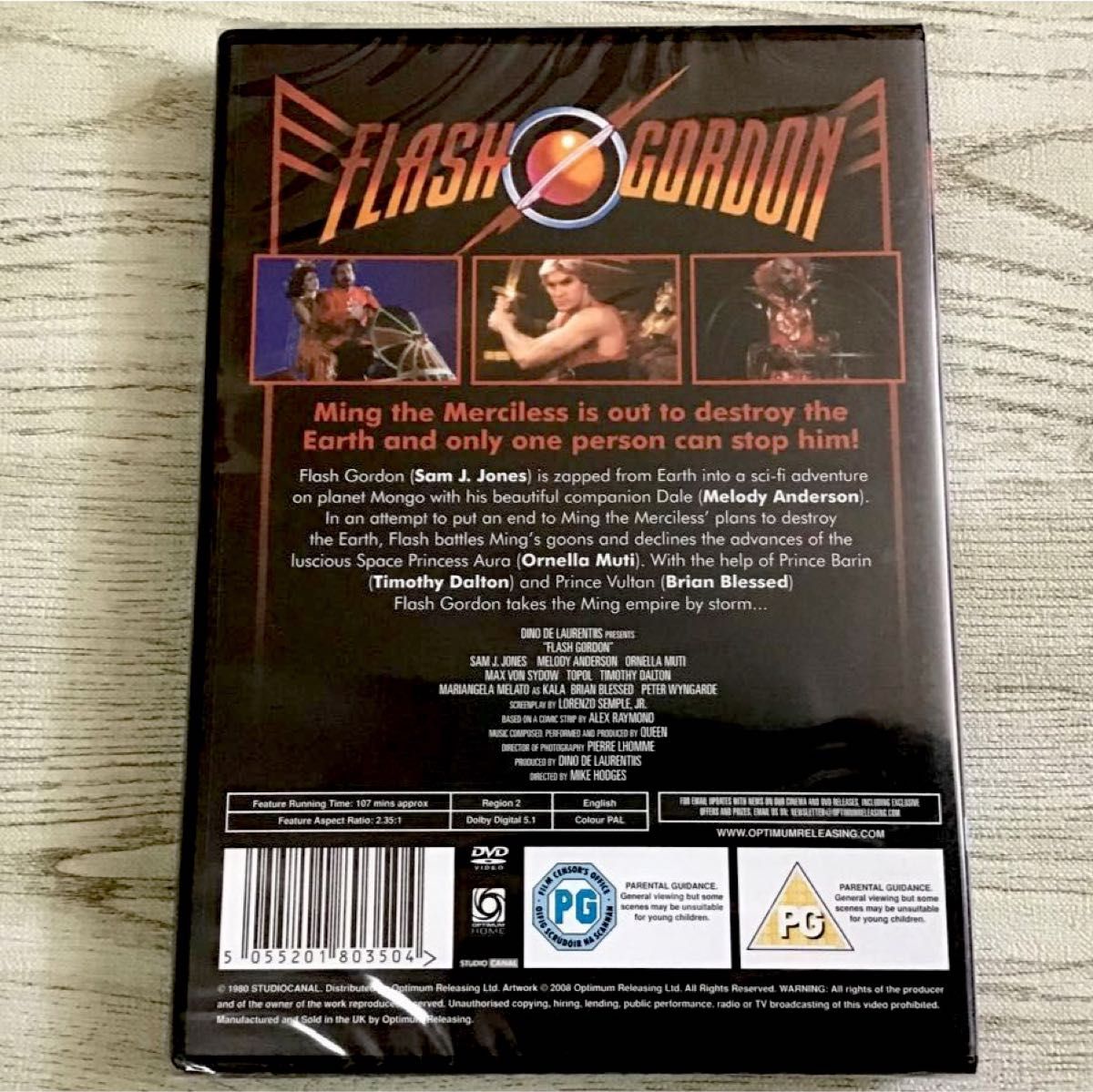 『FLASH  GORDON』フラッシュ・ゴードン　英国版DVD（PAL）