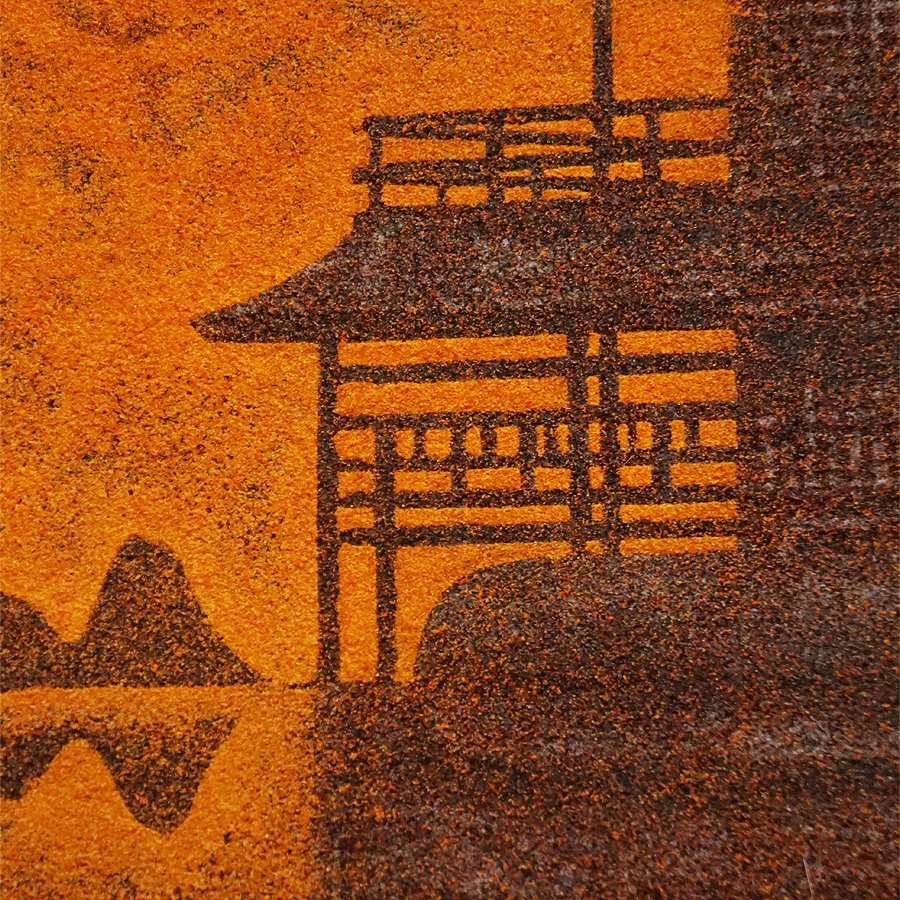 山崎忠明『金閣』日本画 風景画 絵画 額装 美術 芸術 共シール 山崎忠明『金閣』日本画 風景画 絵画 額装 美術 芸術 共シール
