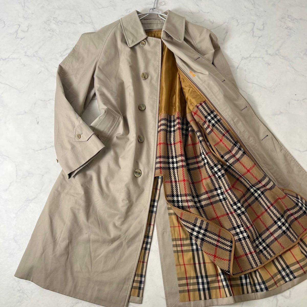 美品 クリーニング済み ヴィンテージ Burberry´s バーバリーズ 英国製