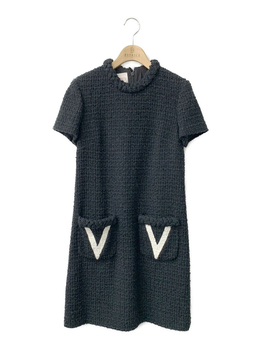 ヴァレンティノ ワンピース TIMELESS TWEED ドレス 半袖 36