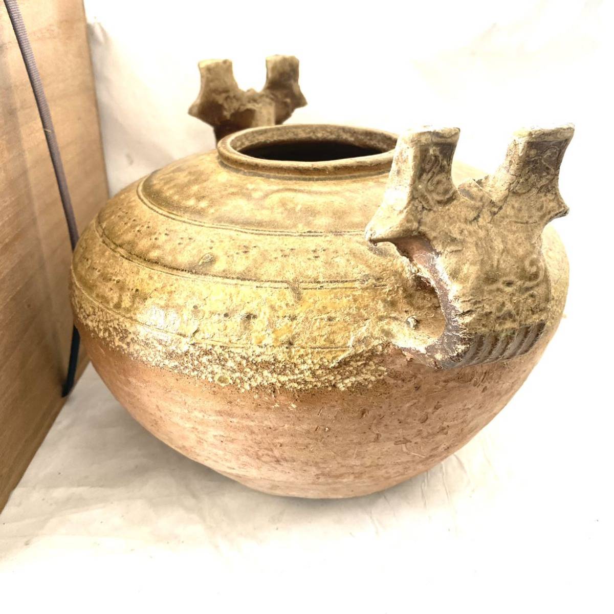 希少】漢灰釉陶壺 漢時代 陶壺 時代物 古民具 骨董品 古美術品 年代物