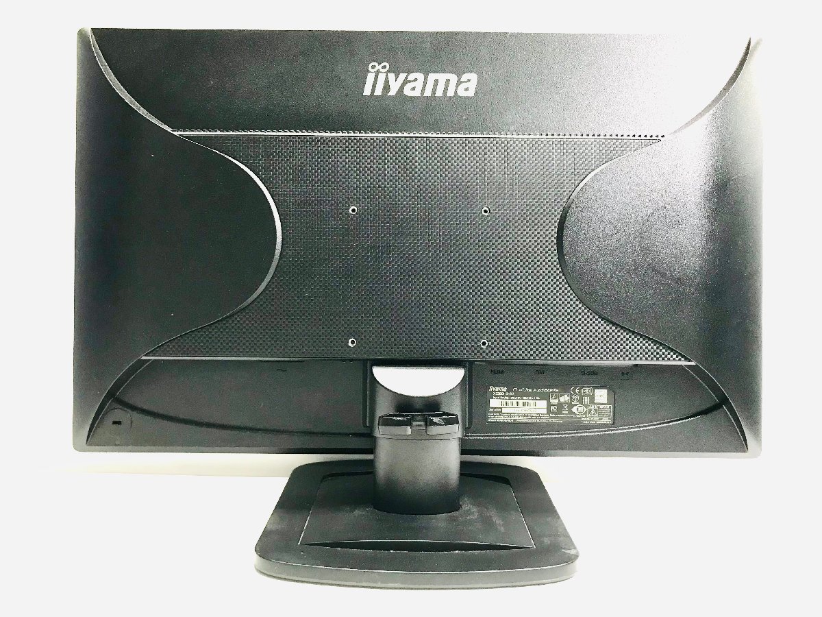 【中古品】◆iiyama/23型ワイド液晶モニタ/WLEDバックライト/ProLite X2380HS/IPSパネル/Full HD/HDMI&RGB＆DVI＆スピーカー　動作品_画像2