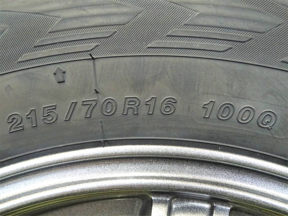 S3611 新品 国産 4本 215/70R16 ヨコハマ アイスガード SUV G075 中古アルミ 6.5J +35 デリカD5 アウトランダー エクリプスクロス 在庫処分_画像3