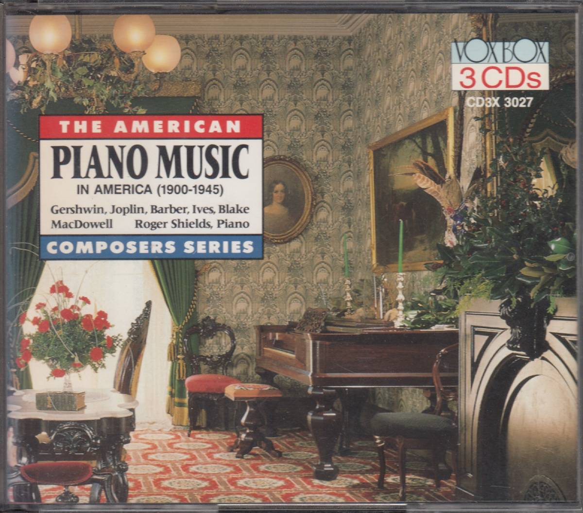 輸 ROGER SHIELDS / THE AMERICAN PIANO MUSIC IN AMERICA (1900-1945) 3CD◆規格番号■CD3X-3027◆送料無料■即決●交渉有_画像1