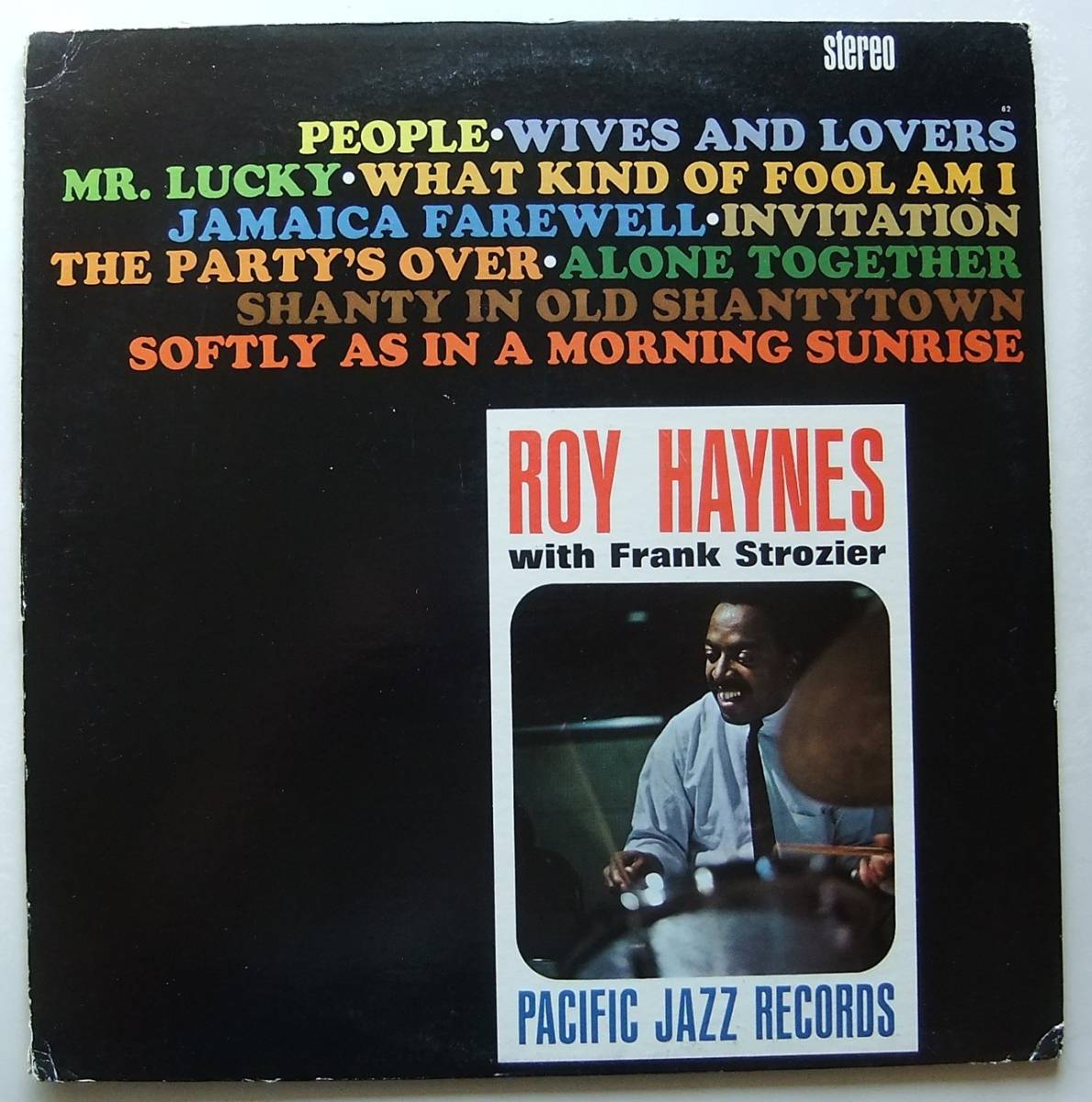 ◆ ROY HAYNES with FRANK STROZIER / People ◆ Pacific Jazz ST-82 (blue:dg) ◆_画像1