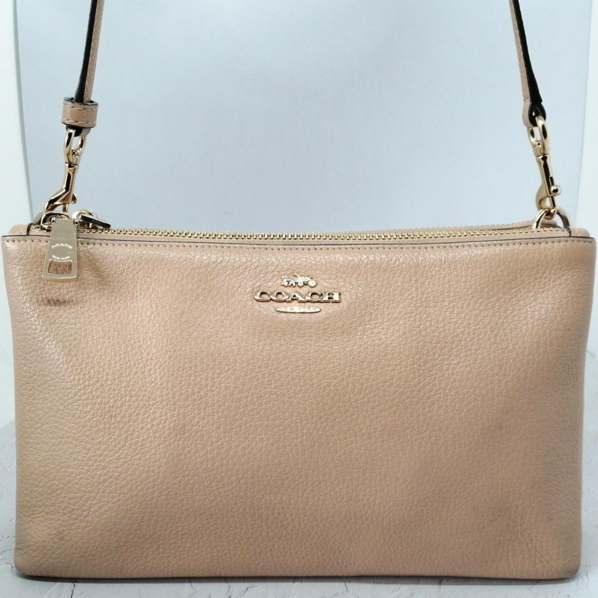 COACH ショルダーバッグ F34265 ラグジュアリー ペブルド レザー