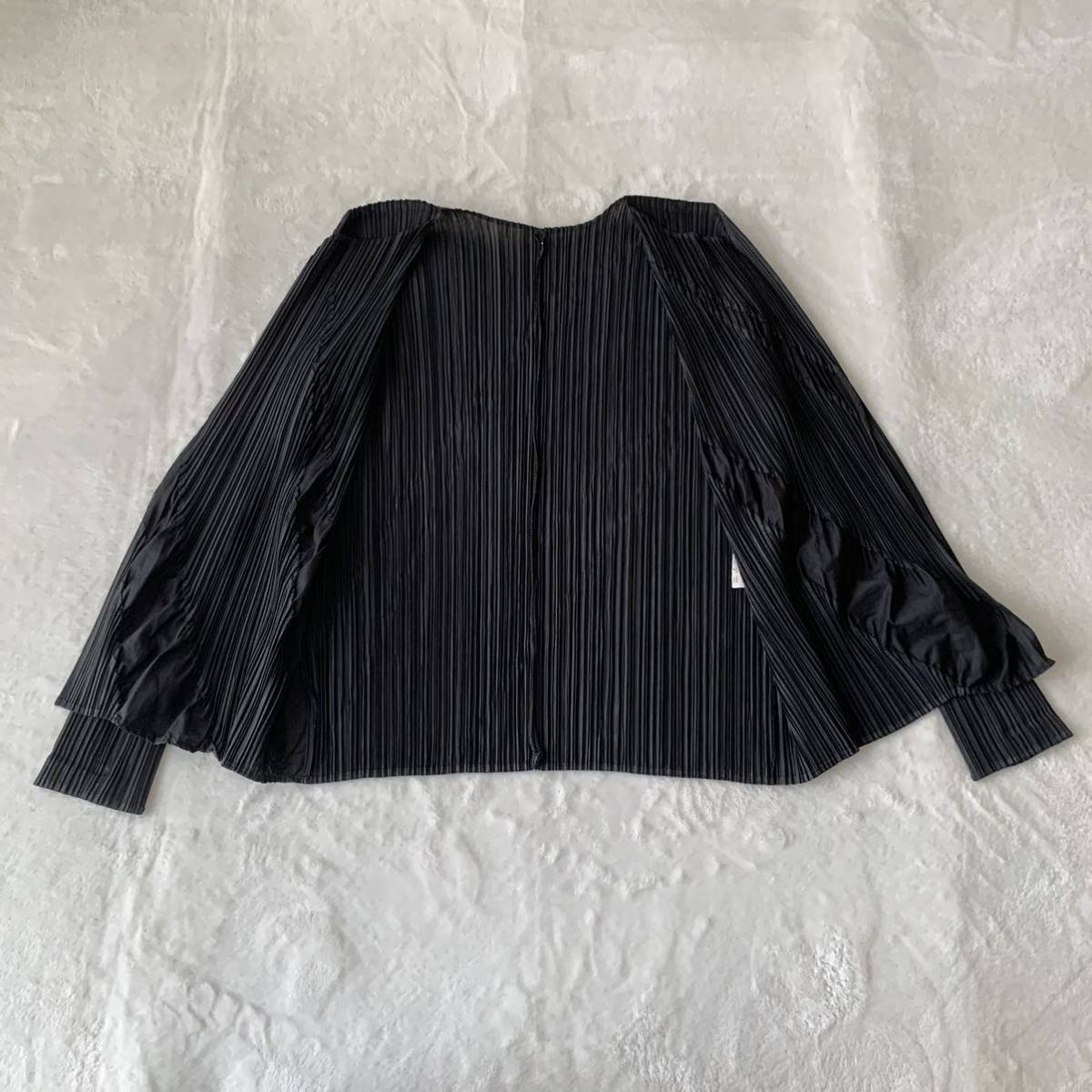 【人気】PLEATS PLEASE プリーツプリーズ イッセイミヤケ 長袖 カーディガン ジャケット 日本製_画像7