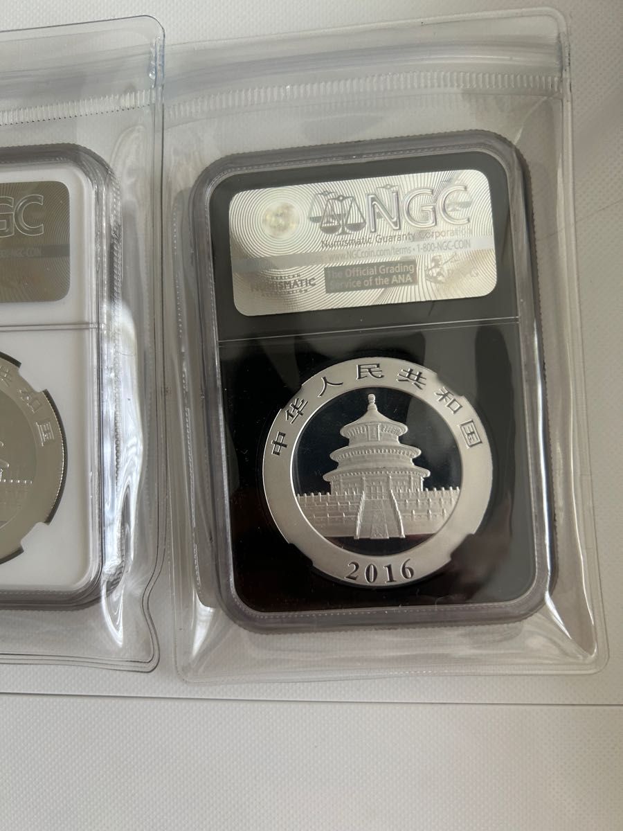 中国 パンダ コイン 銀貨 2枚|Yahoo!フリマ(旧PayPayフリマ)