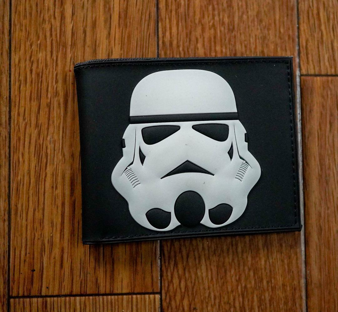 スターウォーズ 財布 ストームトルーパー 顔白 リボン袋付 スターウォーズ 財布 ストームトルーパー 顔白 リボン袋付