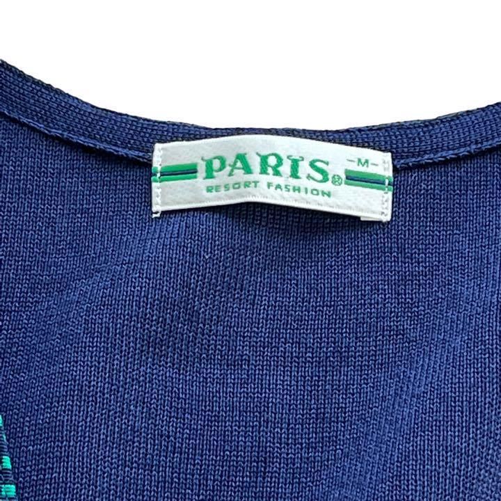 美品　PARIS パリス　ヴィンテージ　ベスト　コットン　総柄　チェック柄 日本製　古着女子_画像10