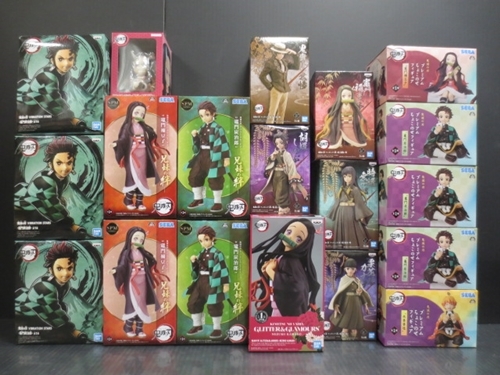 □【未開封】フィギュア鬼滅の刃プライズ19体まとめセット/ 竈門炭治郎