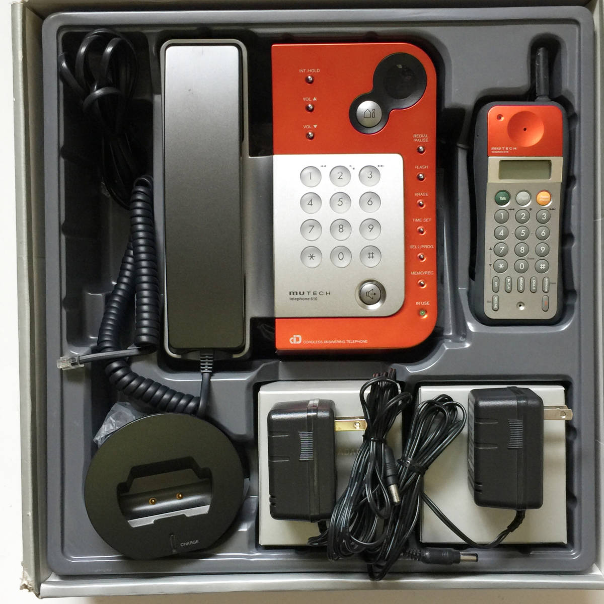 MUTECH telephone 610 ミューテック レッド 元箱入り_画像2