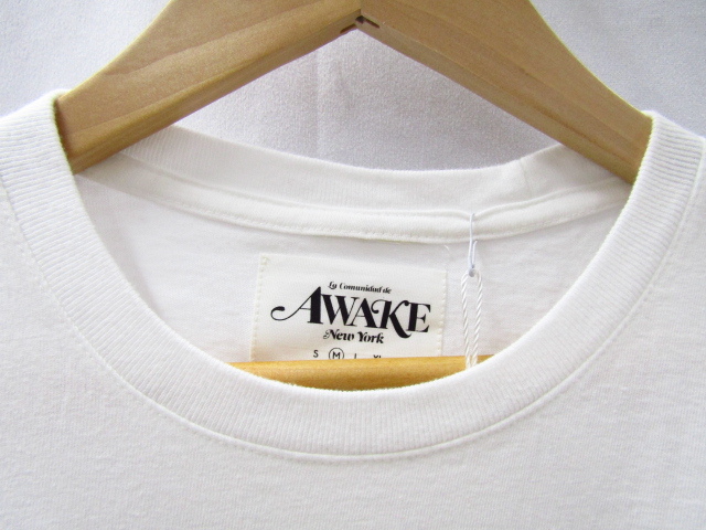 AWAKE NY アウェイク ニューヨーク Tシャツ La Comunidud Classic Logo Tee UNIION TOKYO Mサイズ タグ付き 中古品 ◆10095_画像2