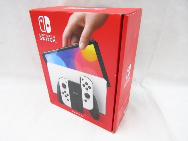 Nintendo Switch 本体有機ELモデルJoy-Con(L)(R)ホワイト中古現状品【1