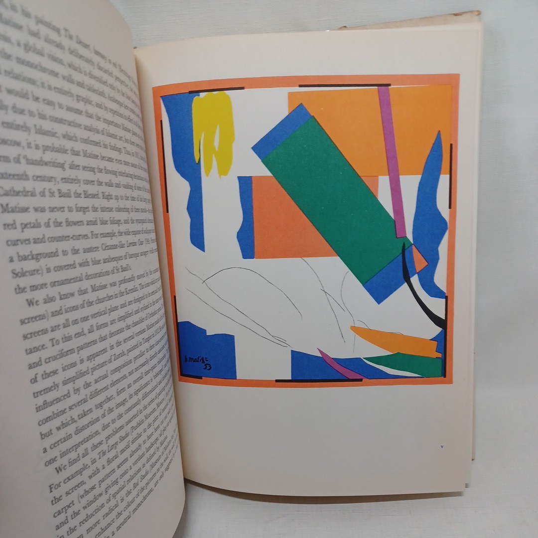 アンリ・マティス「Drawings and Paper Cut-outs」Matisse, Henri　ドロ－イング　切紙　大型本　英語_画像2