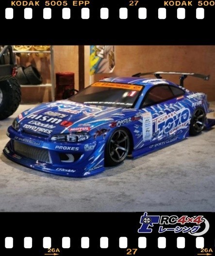 1/10 TY15 シルビア S15 GPドリフトRC PCボディシェル ペイントボディとランプシェードドリフトボディ_画像4