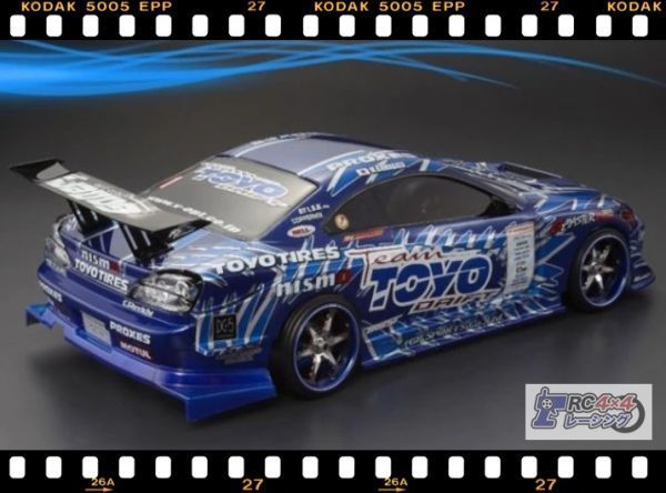 1/10 TY15 シルビア S15 GPドリフトRC PCボディシェル ペイントボディとランプシェードドリフトボディ_画像3