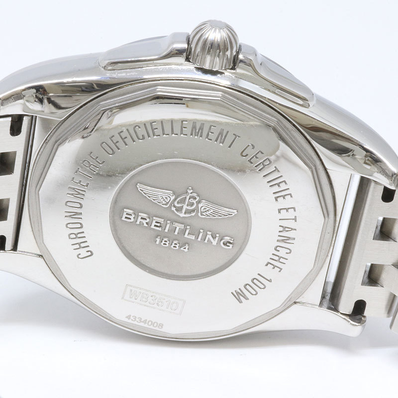 BREITLING ブライトリング WB3510 ギャラクティック ユニタイム スリークT メンズ 自動巻き 腕時計 (質屋 藤千商店)_画像4