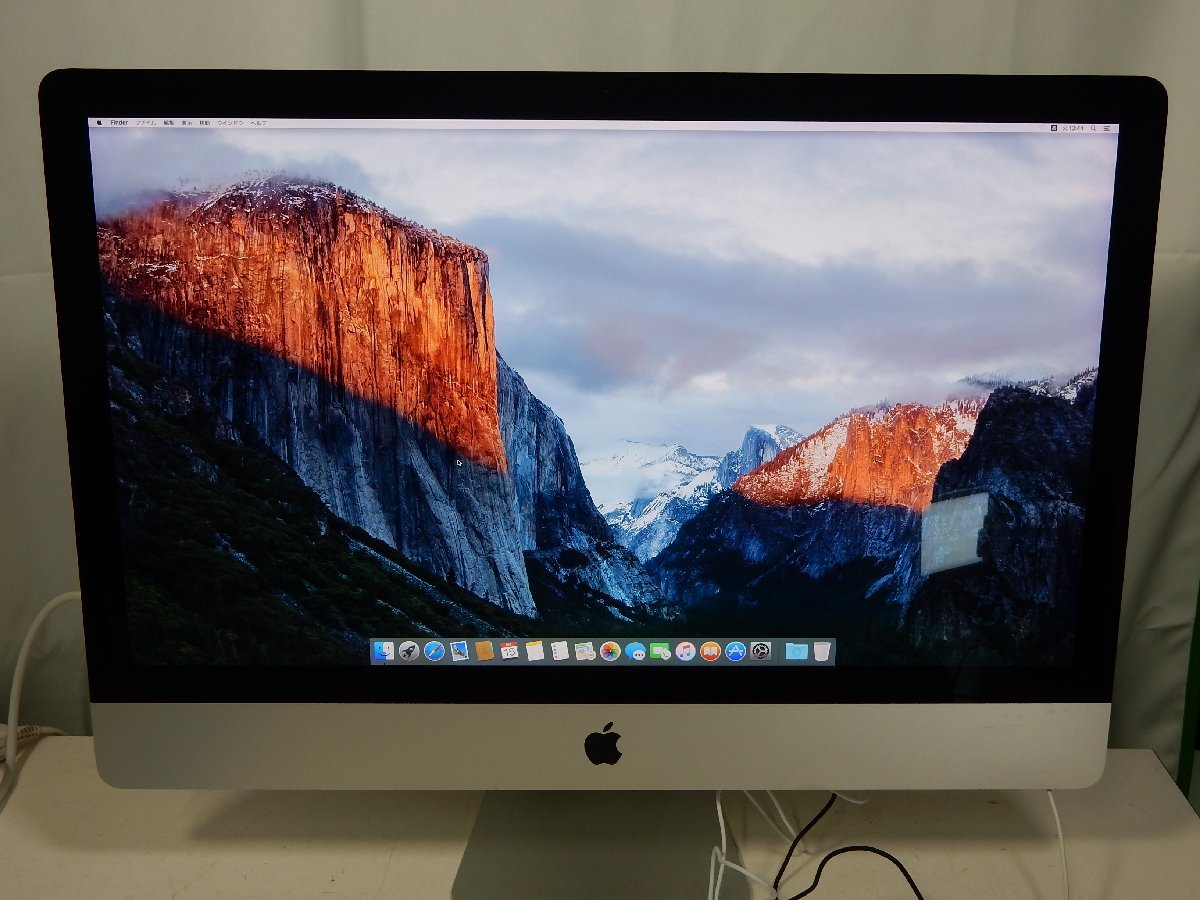 美品 Apple iMac Retina 5K 27インチ Late 2015 A1419 Core i7 32GB