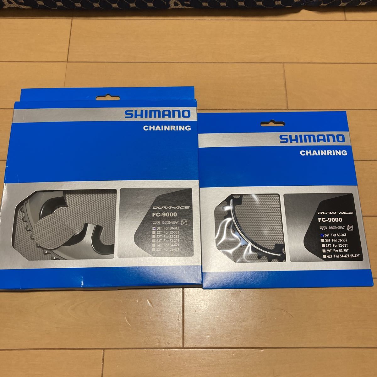 値引 デュラエース fc-9000 チェーンリング 未使用品 50-34T チェーンリング 値引 デュラエース fc-9000 チェーンリング 未使用品 50-34T チェーンリング