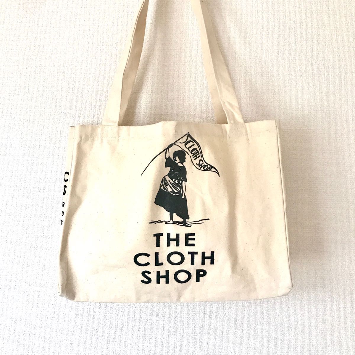 ☆ロンドン発☆ THE CLOTH SHOP クロースショップ コットンバッグ スモール A4 マチあり 大容量