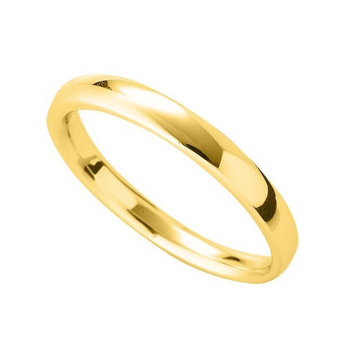 最大の割引 指輪 18金 幅3.0mm シンプルで上品なデザインリング イエローゴールド ゴールド