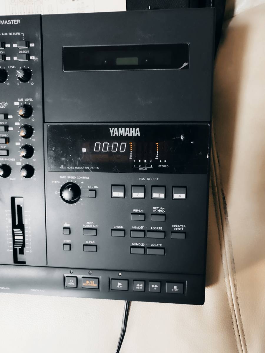  б/у * утиль ]YAMAHA Yamaha многоканальный магнитофон MT4X[ электризация проверка только 