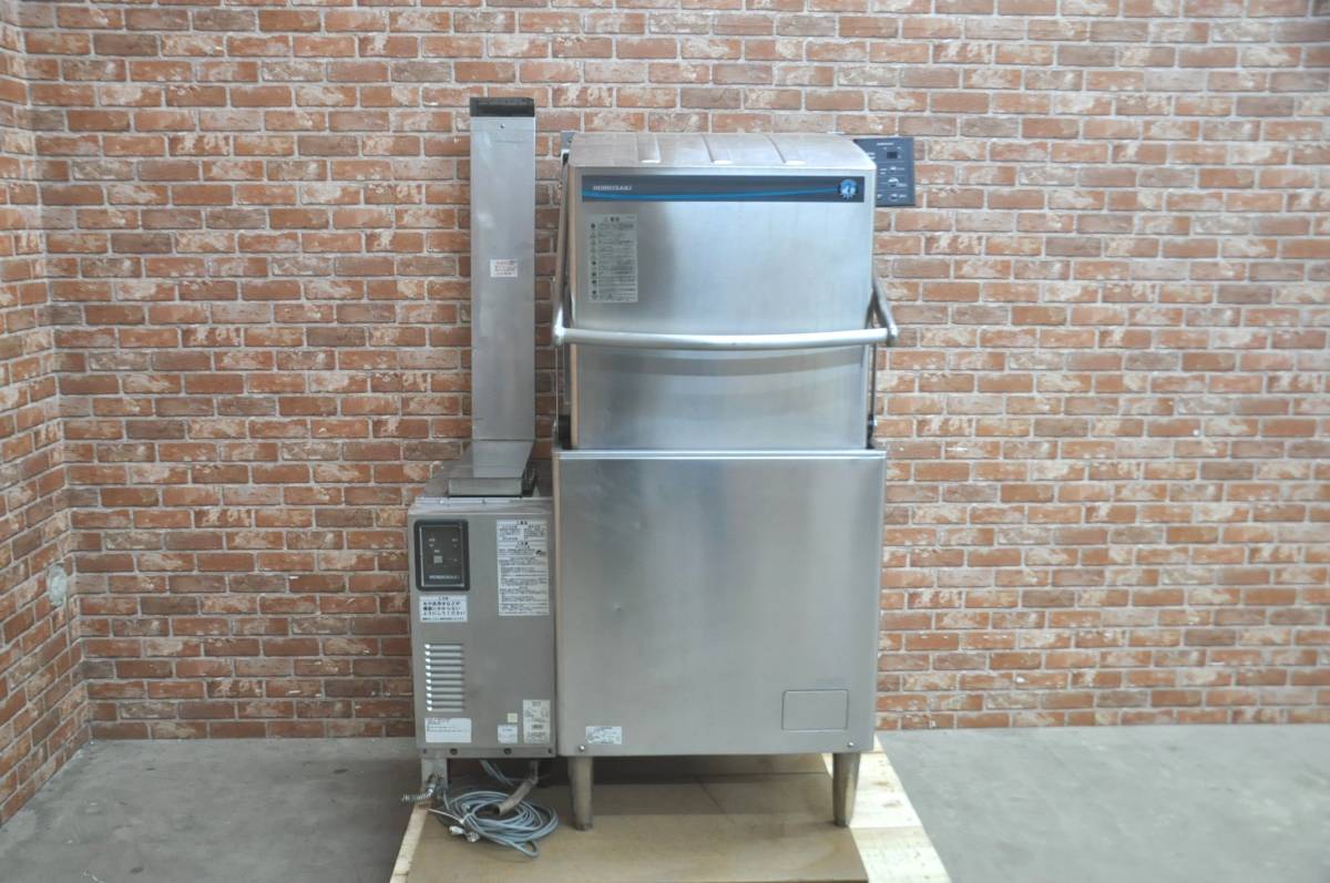***a139 HOSHIZAKI Hoshizaki посудомоечная машина JWE-680B трехфазный 200V 50Hz газ бустер город газ WB-25H-JW для бизнеса кухня рабочее состояние подтверждено!**
