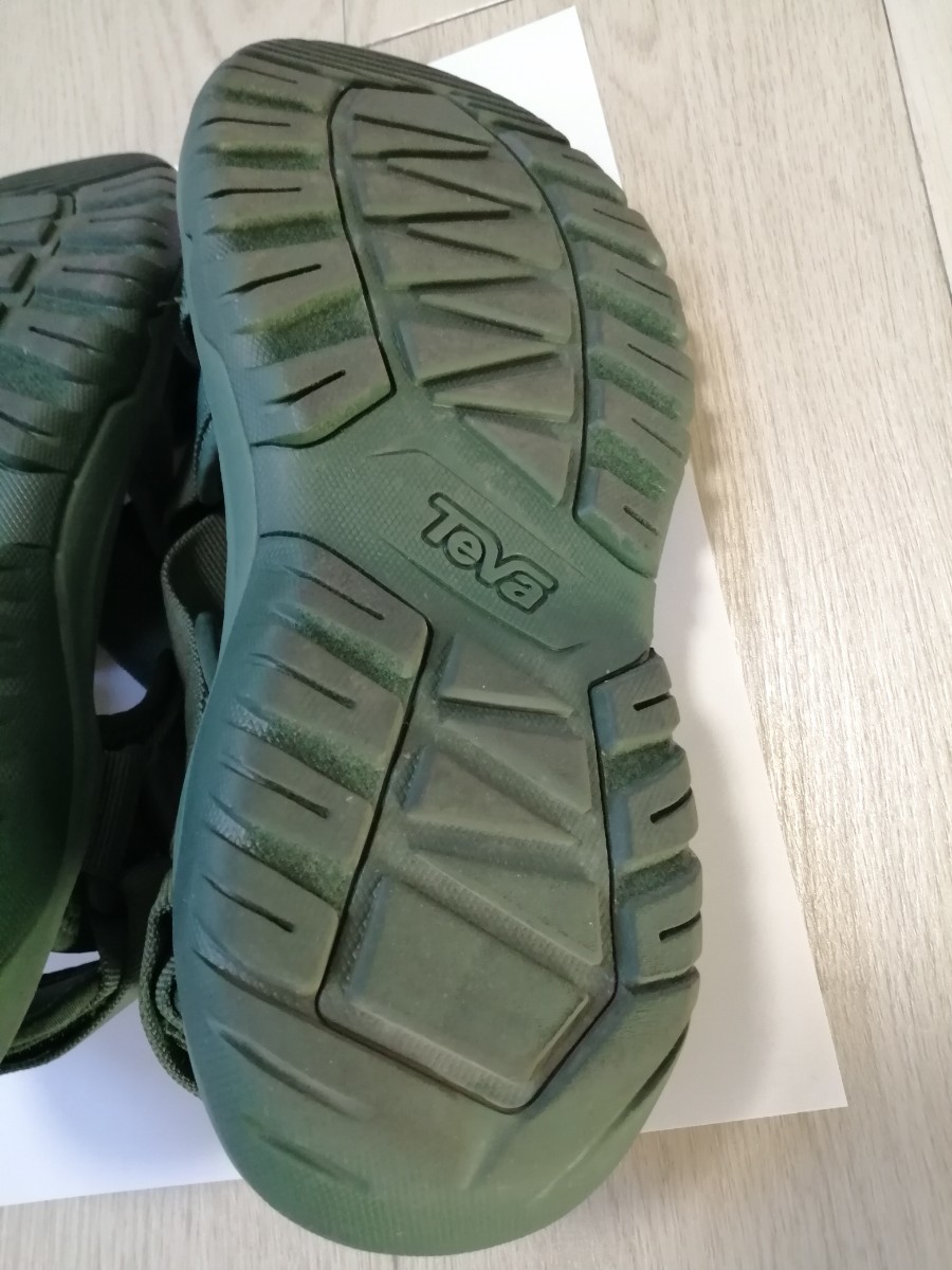 TEVA テバ サンダル 25㎝　Hurricane Verge　ハリケーン　バージ　グリーン　緑_画像6